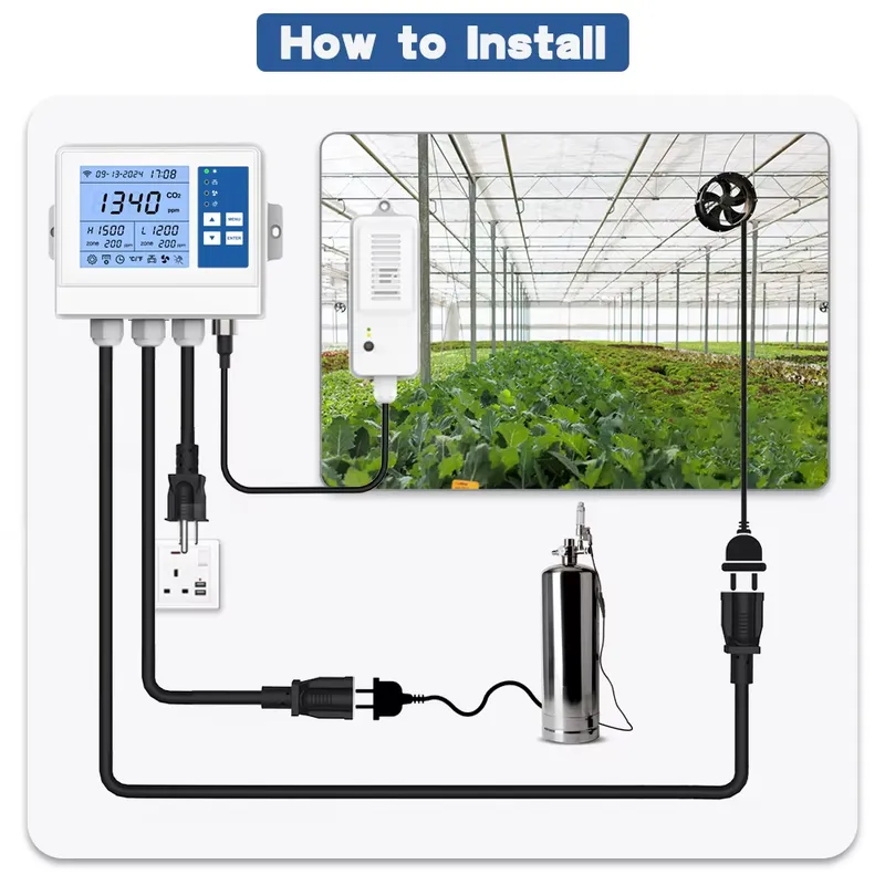 Pengontrol Iklim Cerdas Wifi P - Farming Agriculture ulasan dan harga
