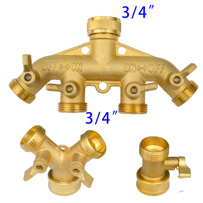 Tugas berat kuningan 1-2-4 car - Gardena Hose Comfort ulasan dan harga